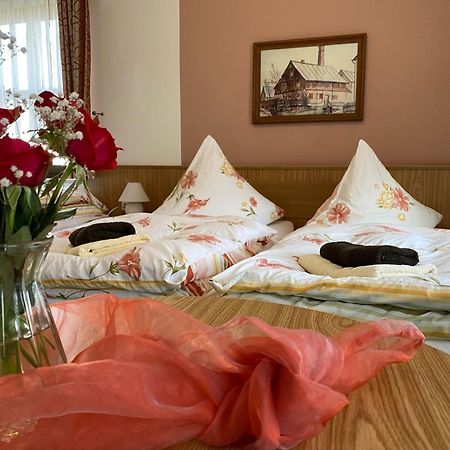 Hotel-Pension Flechsig Hartmannsdorf bei Kirchberg Bagian luar foto