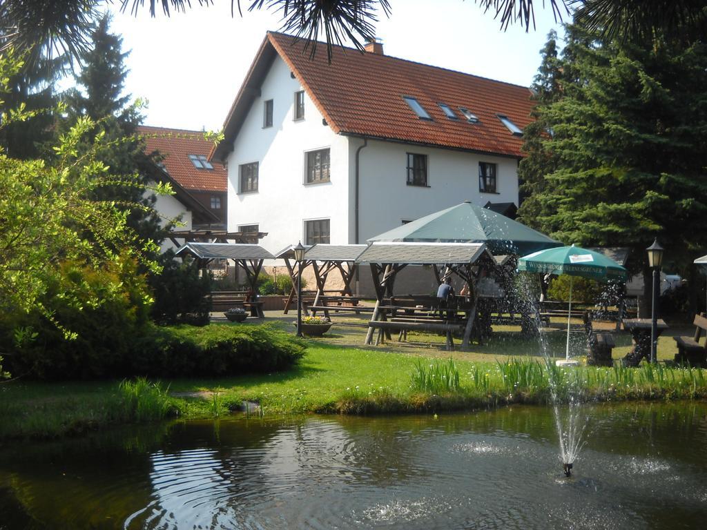 Hotel-Pension Flechsig Hartmannsdorf bei Kirchberg Bagian luar foto